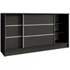 BEAUTYSOFA Kommode MIRELA 160 cm Schwarz, Sideboard mit 2 Produktbild-Vorschau 3
