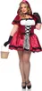 Gothic Rotkäppchen Mini-Kostümkleid für Halloween & Produktbild-Vorschau 3