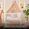 Betthimmel Beige I Deko Set für Babybett mit Himmelstange - Produktbild-Vorschau 2