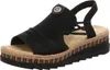 Rieker Damen Keilsandalette Sandale Modeschuh schwarz 38 Produktbild-Vorschau 94