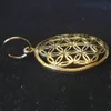 Blume des Lebens Anhänger klein Bronze Flower of Life - Produktbild-Vorschau 3