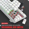 HXSJ V900 60% mechanická klávesnice, drátová herní, barevná Náhled obrázku produktu 3