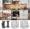 Mobiletto base per cucina Vicco Fame-Line Bianco rustico 80 Anteprima dell’immagine prodotto 3