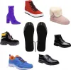 A collage of various footwear and shoe insoles. Náhled obrázku produktu