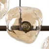 Hängeleuchte Rauchglas Metall G9 H: max. 141 cm Braun Produktbild-Vorschau 6