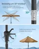 SONGMICS Sonnenschirm Ø 270 cm mit 32 LED-Lämpchen Produktbild-Vorschau 4