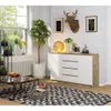 Kommode AKORD K160 Eiche Artisan 160 cm 2 Türen 4 Produktbild-Vorschau 7