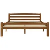 vidaXL Lit en bois massif pin brun miel 120x200 cm Voir les images du produit 9