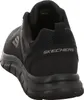 Rear view of a black Skechers sneaker. Anteprima dell’immagine prodotto