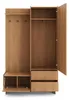 Garderobe SUNA Flurmöbel Set mit Spiegel Schuhschrank Eiche Produktbild-Vorschau 6