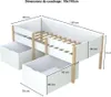 KINDERBETT ZEPHIR / SPIELBETT 90x190 cm + 2 Schubladen + Produktbild-Vorschau 11