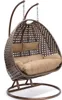 HOME DELUXE - Hängesessel TWIN Braun - 145 x 74 x 126 cm Produktbild-Vorschau 11