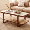 Table basse rectangulaire COSTWAY, table d'appoint pour Voir les images du produit 8