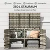 Outsunny Rattan Auflagenbox 350L 2-Ebenne Kissenbox mit Produktbild-Vorschau 4