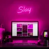 USB LED neonowa lampa ścienna, różowy neon SLAY nocne Podgląd zdjęcia produktu 3