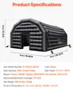 SucceBuy Aufblasbares Partyzelt 8x6x4 m, Würfelzelt für Produktbild-Vorschau 7