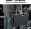 A person is holding a black carrying case. Produktbild-Vorschau