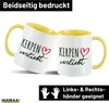 Huuraa Kaffeetasse Kerpen verliebt 330ml Gelb Keramik Produktbild-Vorschau 2
