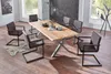 Esstisch Baumkante massiv Akazie natur 280 x 100 silber Produktbild-Vorschau 6