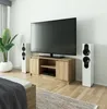 Meuble TV 120 cm en Chêne Sonoma avec rangement et espace Voir les images du produit 7