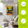 ARTland Wandbild Alu für Innen & Outdoor Gläser Rotwein auf Produktbild-Vorschau 2