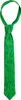 A green tie with a repeating pattern of the word "HA" in a darker green. Produktbild-Vorschau