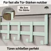 DEKAZIA® Türgarderobe zum Einhängen Grün Bunt – Türhaken Produktbild-Vorschau 4
