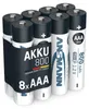 ANSMANN Akku Micro AAA 800 mAh 1,2V Ni-MH, 8 Stück Produktbild-Vorschau 1