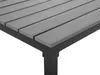 BELIANI Gartentisch Grau und Schwarz Aluminium Kunstholz Produktbild-Vorschau 6