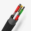 SETTY nylonowy kabel USB 3w1 microUSB, Lightning, Type-C 1m Podgląd zdjęcia produktu 6