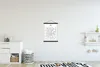 MuchoWow® Textilposter Stadtplan - Köln - Schwarz und weiß Produktbild-Vorschau 2
