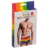 GiftyCity Bokserki męskie PRIDE, rozmiar L, kolor tęczowy Podgląd zdjęcia produktu 2