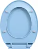 vidaXL Toaletní sedátko s měkkým zavíráním Blue Oval Náhled obrázku produktu 3
