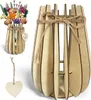 1 Stück Herzform Vase, Holz-Puzzle Vase für Blumenstrauß, Produktbild-Vorschau 1