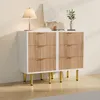 UnboxG 2er-Set Nachttische 40×40×65 cm mit 3 Schubladen, Produktbild-Vorschau 1
