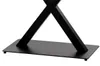 The base of a black metal table leg structure is shown against a white background. Podgląd zdjęcia produktu