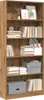 vidaXL Bücherregal Artisan-Eiche 80x24x176 cm Holzwerkstoff Produktbild-Vorschau 2