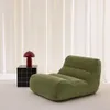 sweeek - Sessel mit Chenille-Bezug 1-Sitzer - Khaki Produktbild-Vorschau 3