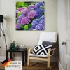 ARTland Leinwandbild Hortensien im Garten Größe: 30x30 cm Produktbild-Vorschau 5