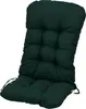 A dark green chair cushion on a white background. Anteprima dell’immagine prodotto