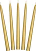 Świeca stożkowa złota 24cm 10szt Podgląd zdjęcia produktu 1