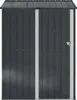 vidaXL Gartenhütten Anthrazit 153,5 x 86 x 200 cm Metall Produktbild-Vorschau 5