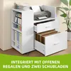 Aktenschrank Rollcontainer, Büroschrank, mit 2 Schubladen,  Produktbild-Vorschau 3
