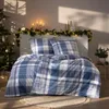 Estella Kuschel Flanell Bettwäsche 135x200 Ambros navy Karo Produktbild-Vorschau 11