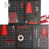 tectake® Werkzeuglochwand Jonah fünfteilig Belastbarkeit 4 Produktbild-Vorschau 8