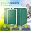 Juskys Metall Gerätehaus M mit Pultdach, Schiebetür & Produktbild-Vorschau 3