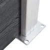 vidaXL Zaunpfosten 2 Stk. Aluminium 185 cm Produktbild-Vorschau 6
