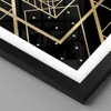 Gerahmtes Poster - Schwarzer Rahmen - Abstraktion Quadrat Produktbild-Vorschau 2