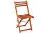 A single wooden folding chair is shown against a white background. Produktbild-Vorschau