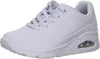 A single white sneaker is shown from a side-diagonal angle against a white background. Produktbild-Vorschau